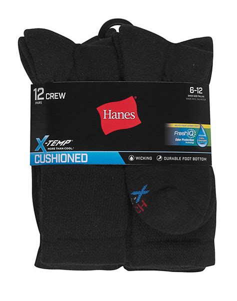 hanes cool socks|hanes 12 15 socksfor1.